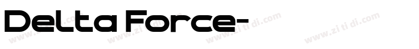 Delta Force字体转换